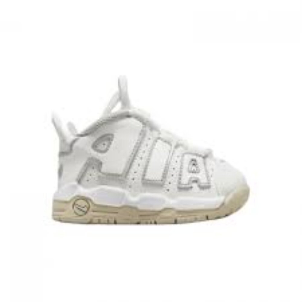 Nike Boy's White‎ Air More Uptempo DM1026-001 Casual Sneaker Shoes Size 13.5C